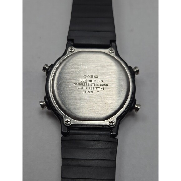 Casio BGP-20 Multi Planner Vintage Digital Quartz Watch 100M Japan World Time - Picture 10 of 10